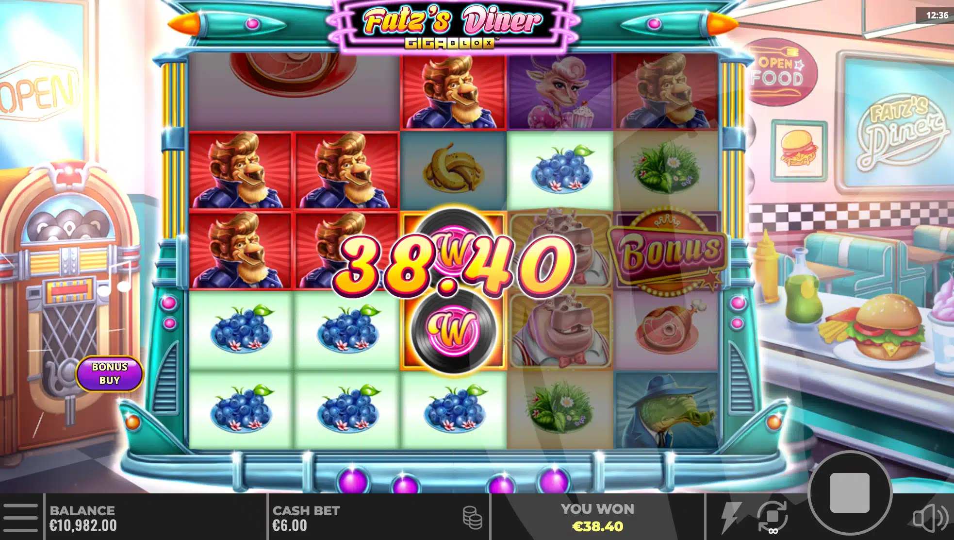 Fatz’s Diner Gigablox Slot Review pic 10